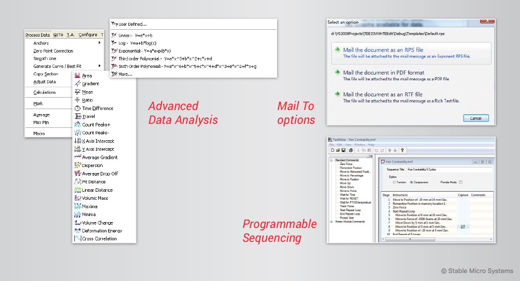 More sophisticated features are available