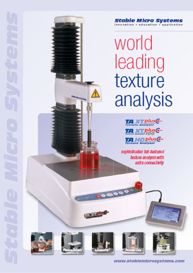 Texture Analyser – Connect range