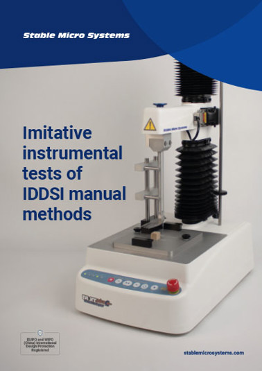 Imitative instrumental tests of IDDSI manual methods