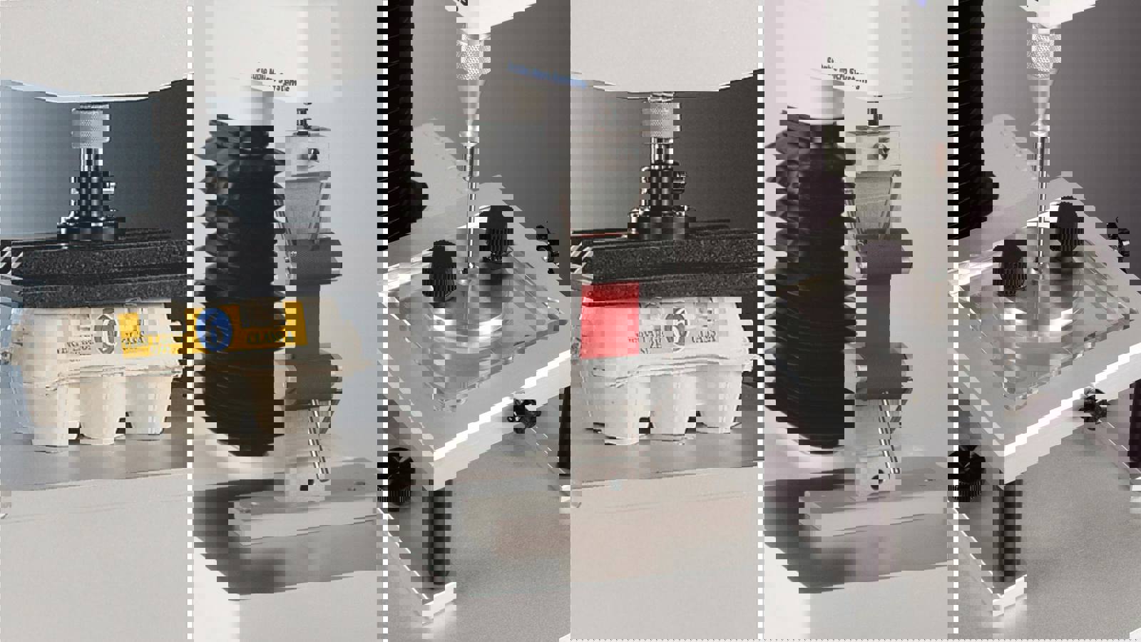 Rectangular Compression Platen, Self-Tightening Roller Grips and the Film Support Rig