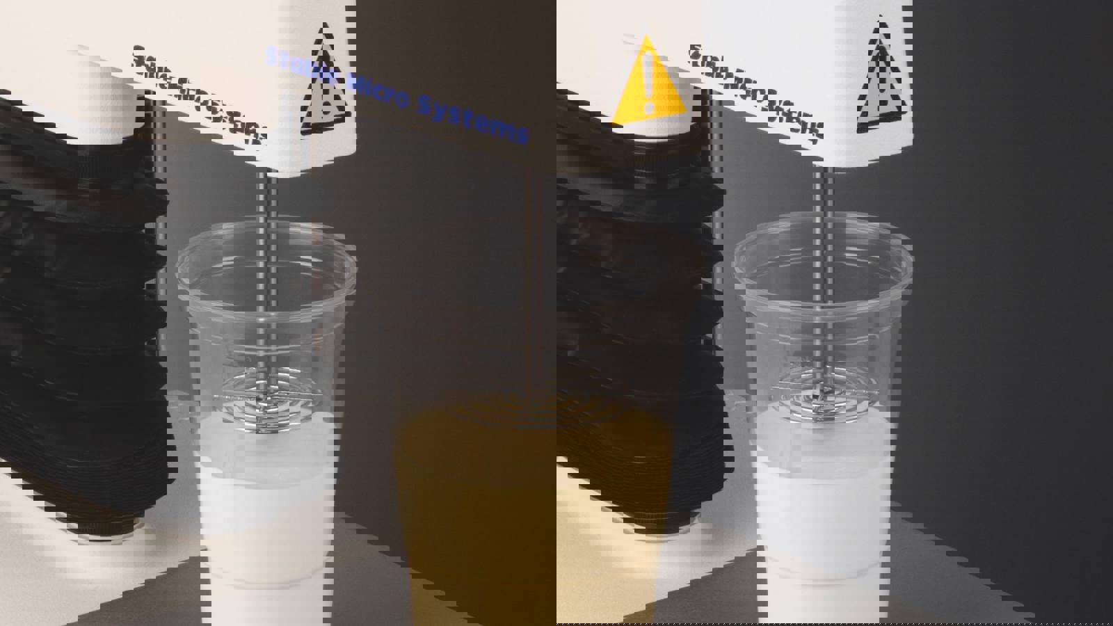 Cream Probe attached to Texture analyser testing cream