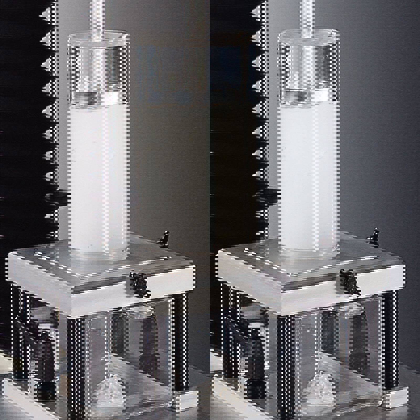 Forward Extrusion Rig testing cosmetic cream