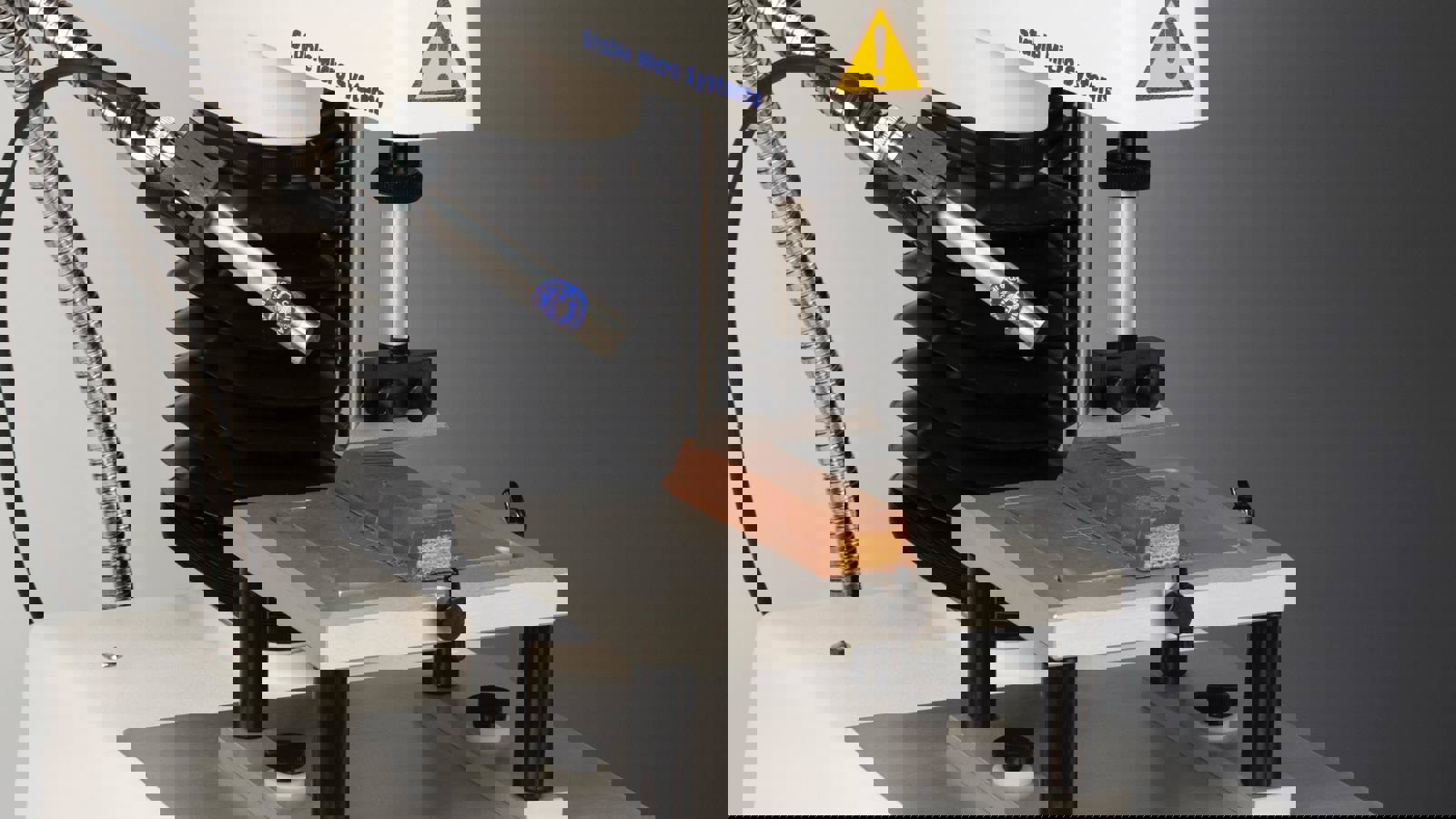 Acoustic envelope detector testing chocolate covered wafer