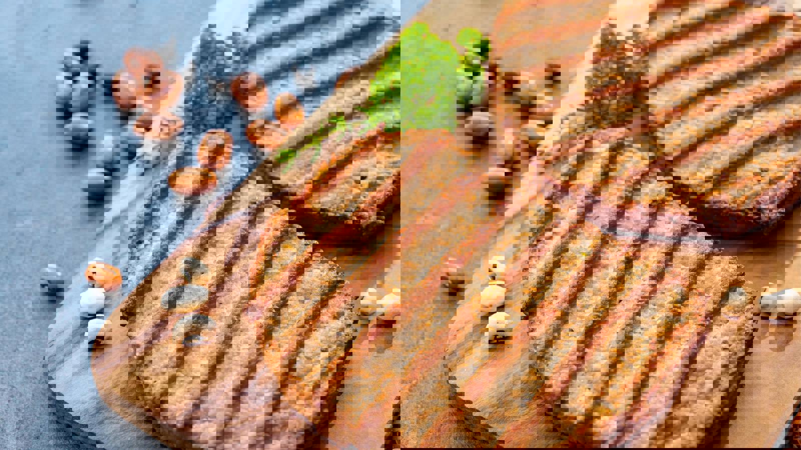 Alternative protein, meat free burgers